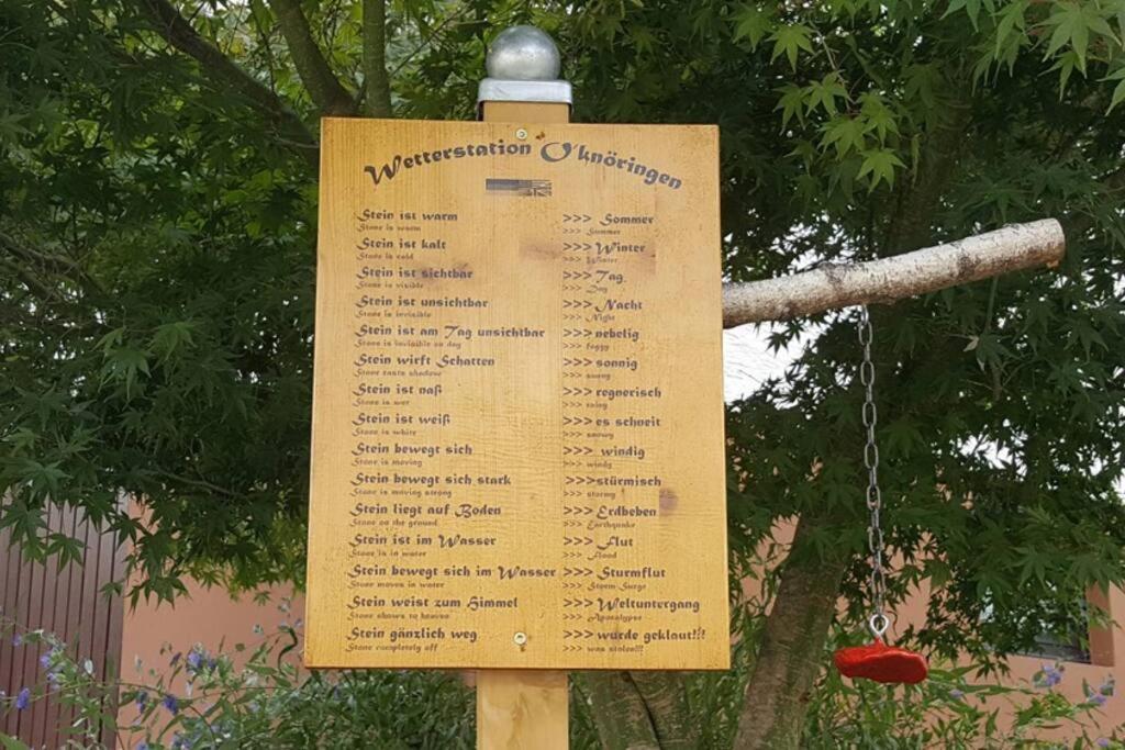 Ferienwohnung Wiesental 89331 Burgau, Wiesentalstrasse 1 Zewnętrze zdjęcie