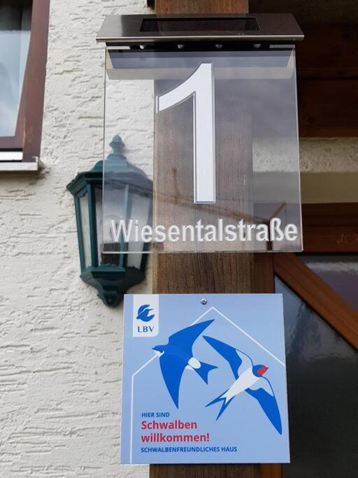 Ferienwohnung Wiesental 89331 Burgau, Wiesentalstrasse 1 Zewnętrze zdjęcie